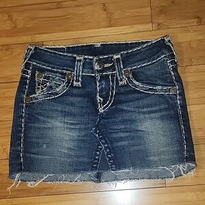 Denim Mini Skirt